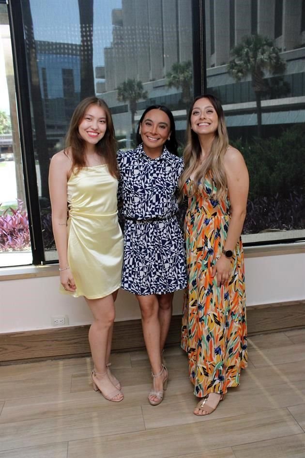 Mariana Díaz, Valeria De la Riva y Paulina Robledo