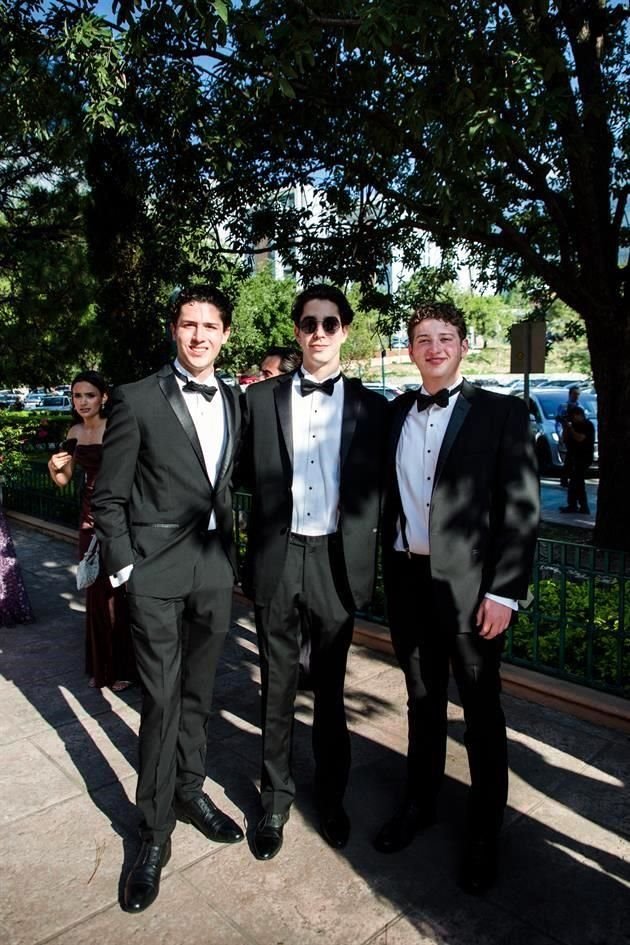 Pablo Salazar, Arturo Quiñones y Nicolás Fernández
