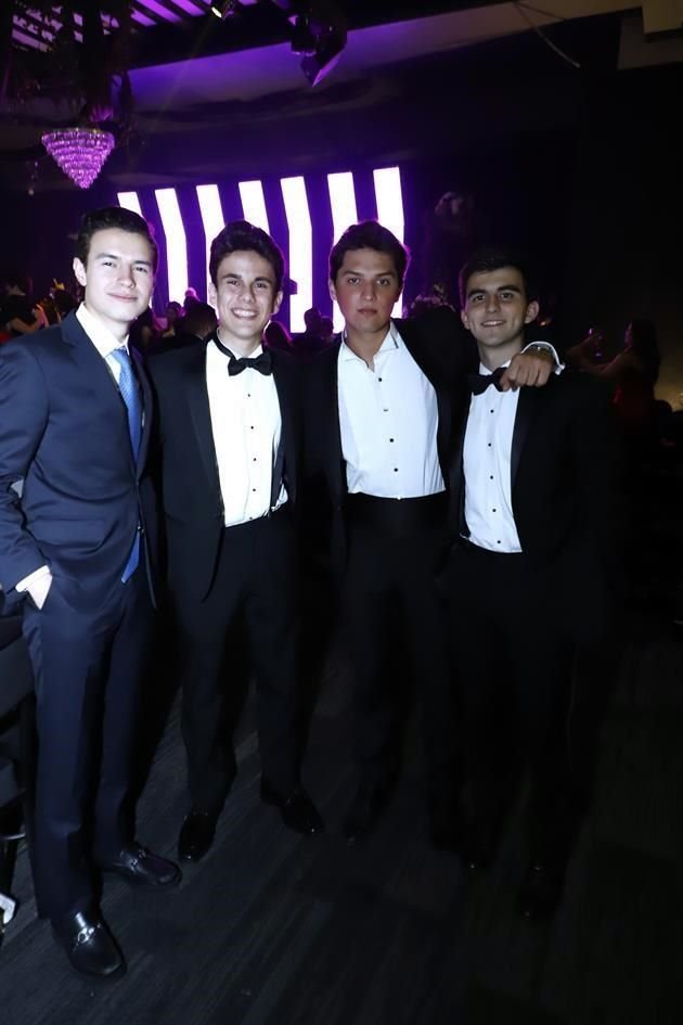 Román Abarca, Fernando Garza, Alex de la Garza y Enrique Gutiérrez