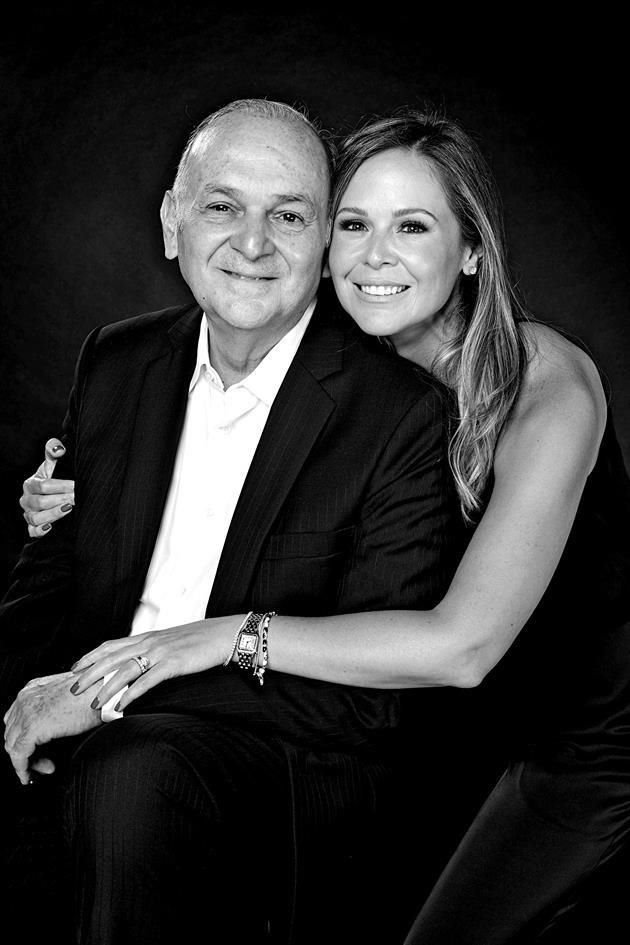 Enrique Gutiérrez Garza y su hija Gabriela Gutiérrez