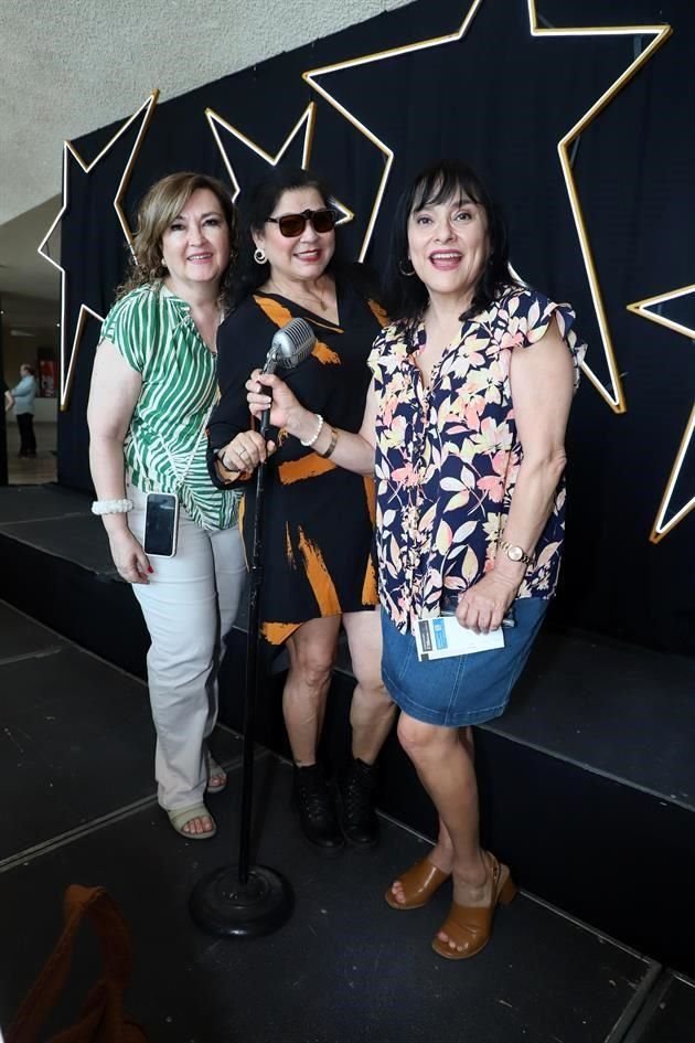 Adriana González Rubio, Cristina Sauceda y Malú Solórzano