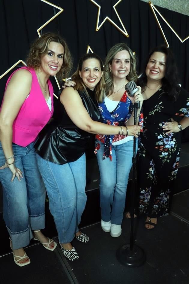 Tere Morin, Gaby Romero, Norce Rivera y Perla Peña