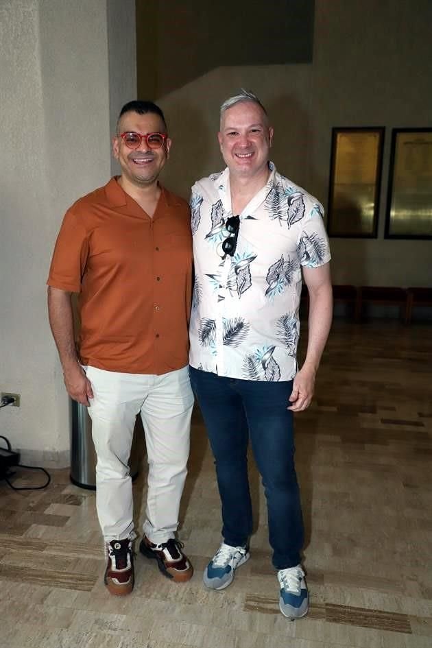 Sergio Villarreal y César Aristóteles