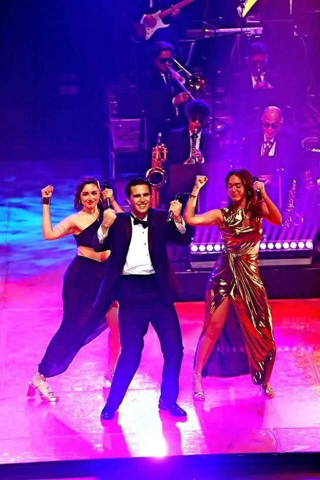 Karol González, Alfredo León y Andrea Villagrán