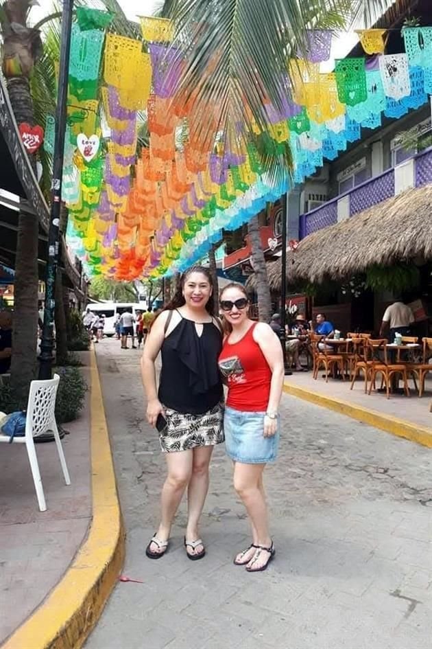 Irasema Cañamar Gómez y Lily Elizondo