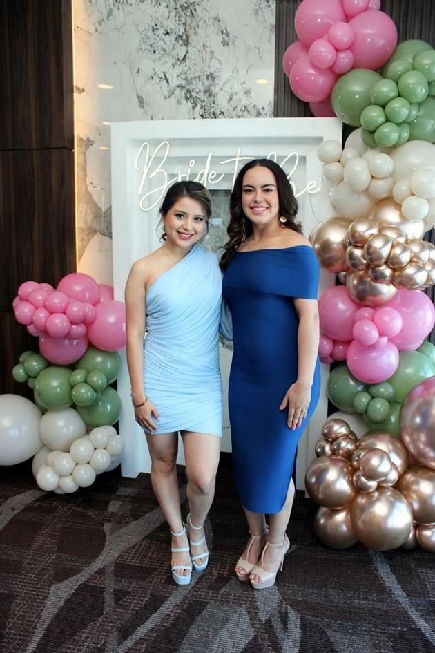 Cinthya Sandoval y Anallely Montemayor Flores