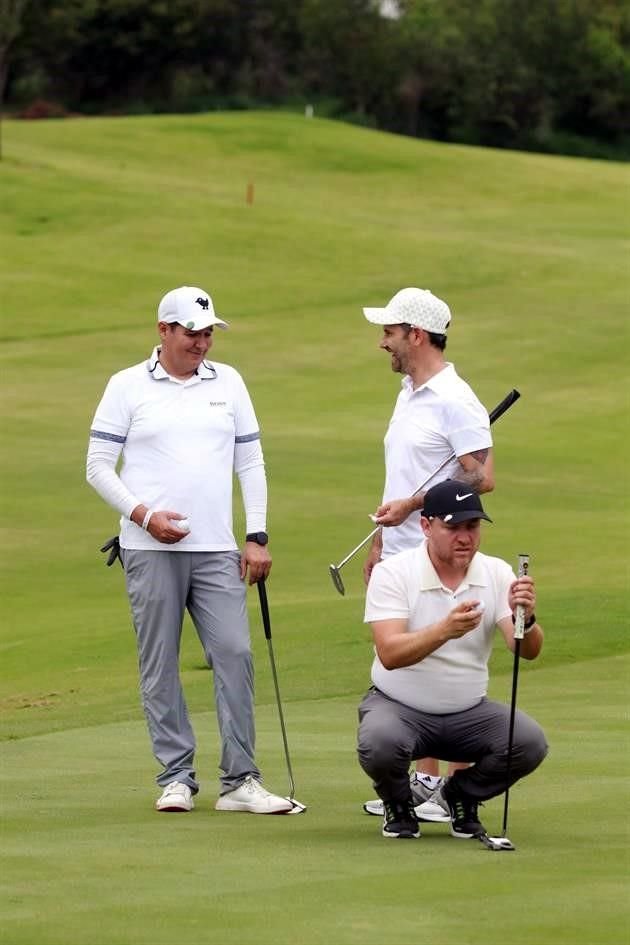 Julio Castañeda, Adrián Leal y Claudio García