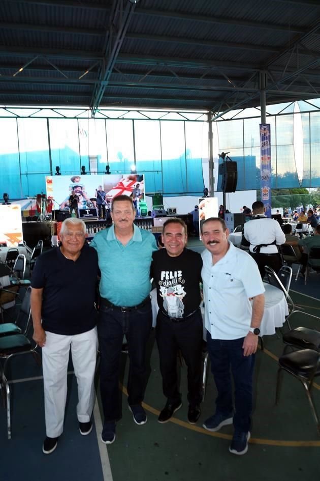 Jorge Ruvalcaba, Fernando Benavides, Rodolfo Moreno y Jaime Lozano