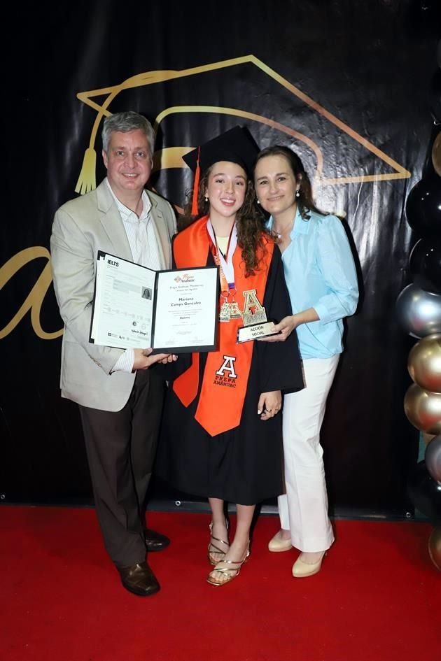 José Luis Camps, Mariana Camps González y Mariana González