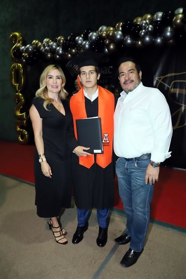 Lizeth Rodríguez, Marcelo Argumosa y Javier Rodríguez