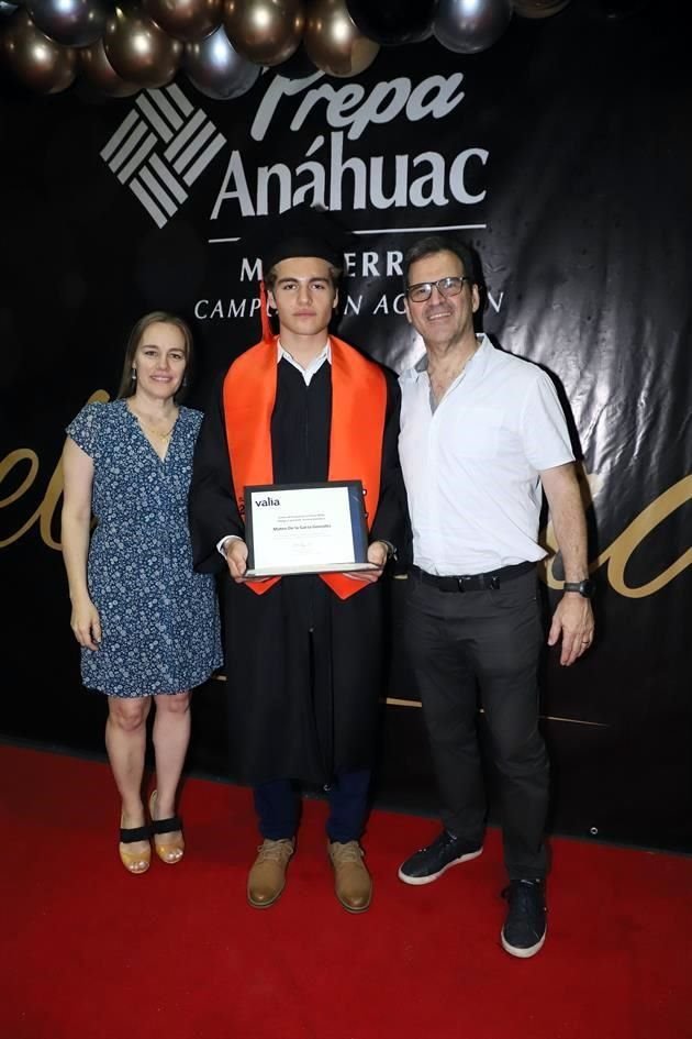 Mariangel González, Mateo de la Garza y Raymundo de la Garza