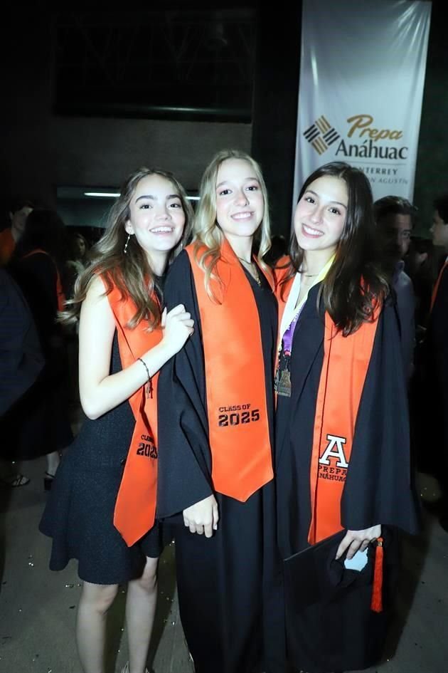 Renata Rodríguez, Alexa Zavala y Paola Martínez