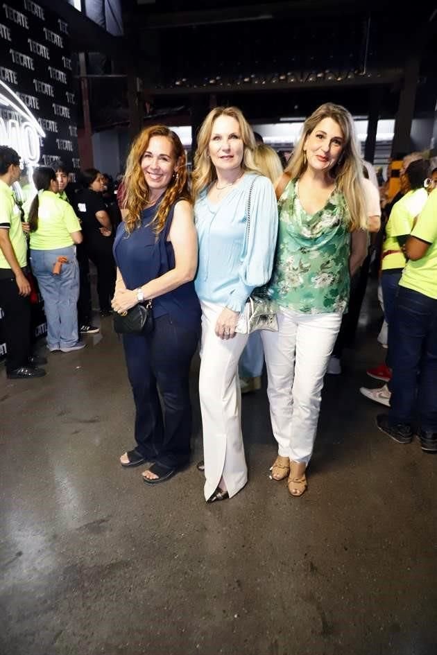 Sonia Scott de Lenci, Adriana Ibarra de Bremer y Alejandra Sáenz de Garza 