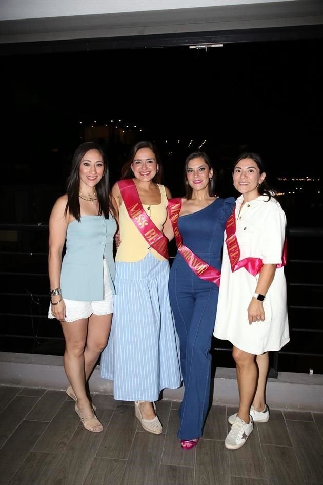 Tily Villarreal, Natali Ibarra, Elisa Salinas y Nadia Domínguez Ferrer