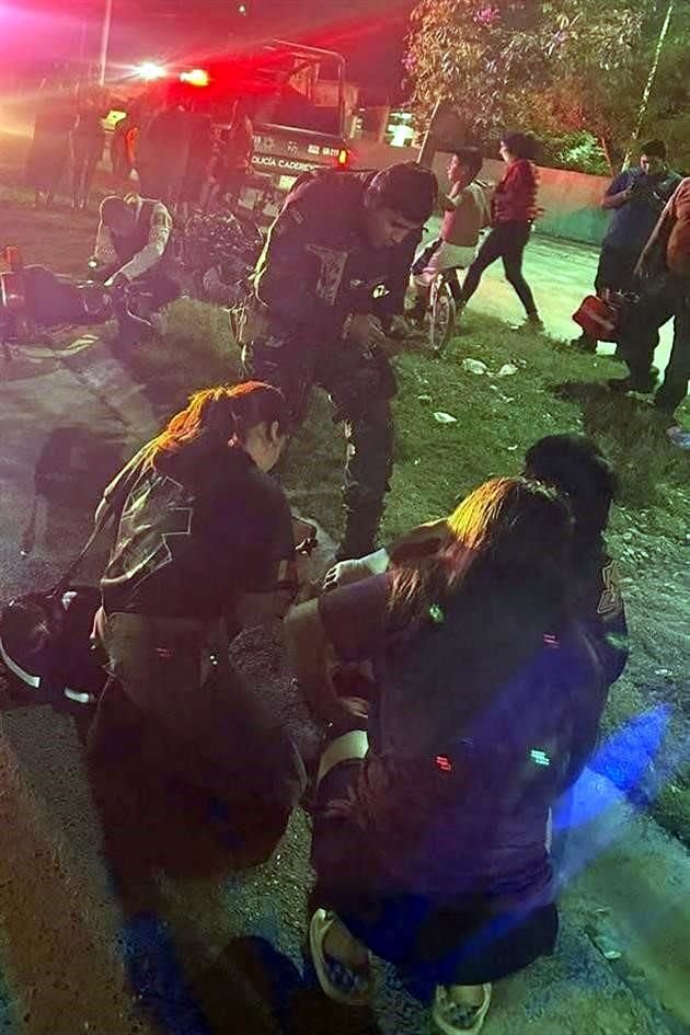 El accidente fue reportado alrededor de las 00:30 horas, en calles de la Colonia Bellavista, tercer sector.