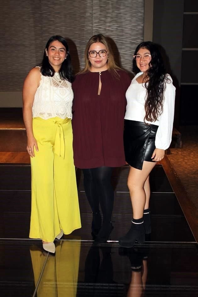 Alejandra Montemayor, Natasha López y Regina Cantú