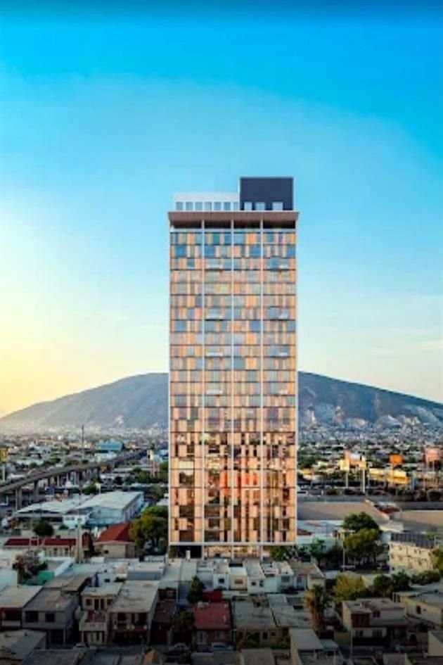 Aquí la idea es hacer un inmueble de 27 niveles con 156 departamentos que irán de los 55 a los 120 metros cuadrados.