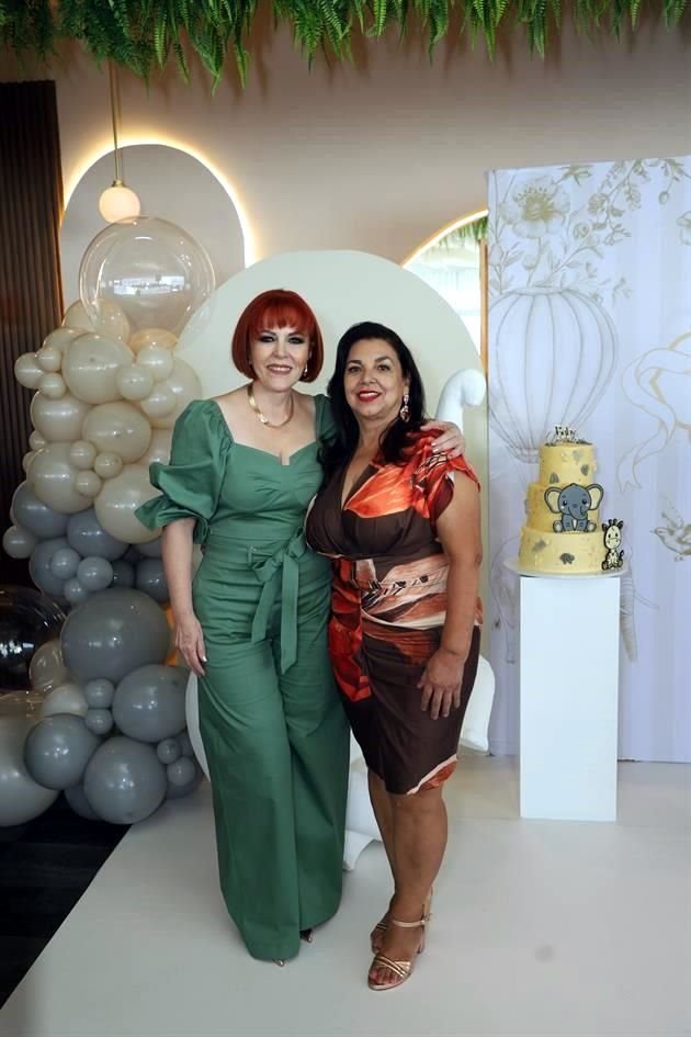 Judith Cerda de Garza y Cande Ramos Tamez