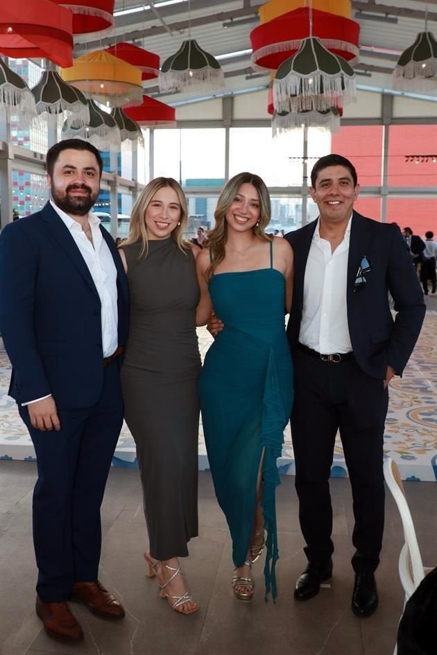 Horacio Sánchez, Valeria botello, Fernanda Guerrero y Rogelio Aguilar