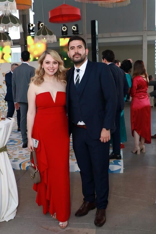 Katia Martínez y Luis Acosta