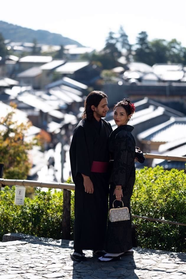 Luis González y Abby Hernández de González en Kyoto