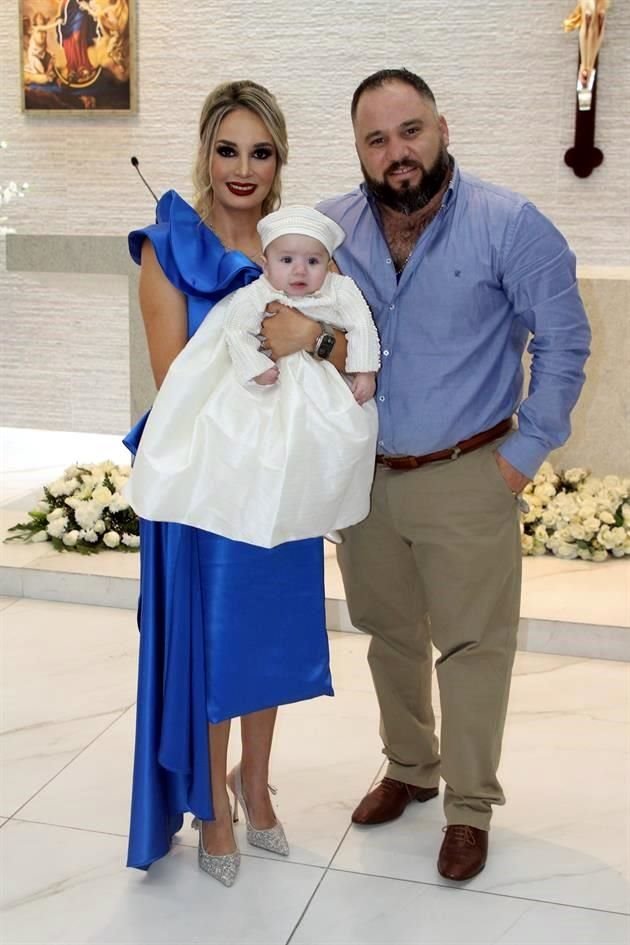 Mayela Villarreal de Garza, Luis Alonso Garza y Marcelo Garza
