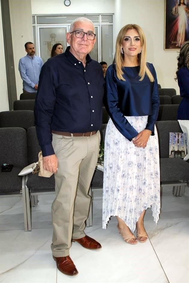 Jorge Lozano y Odra Serna, padrinos