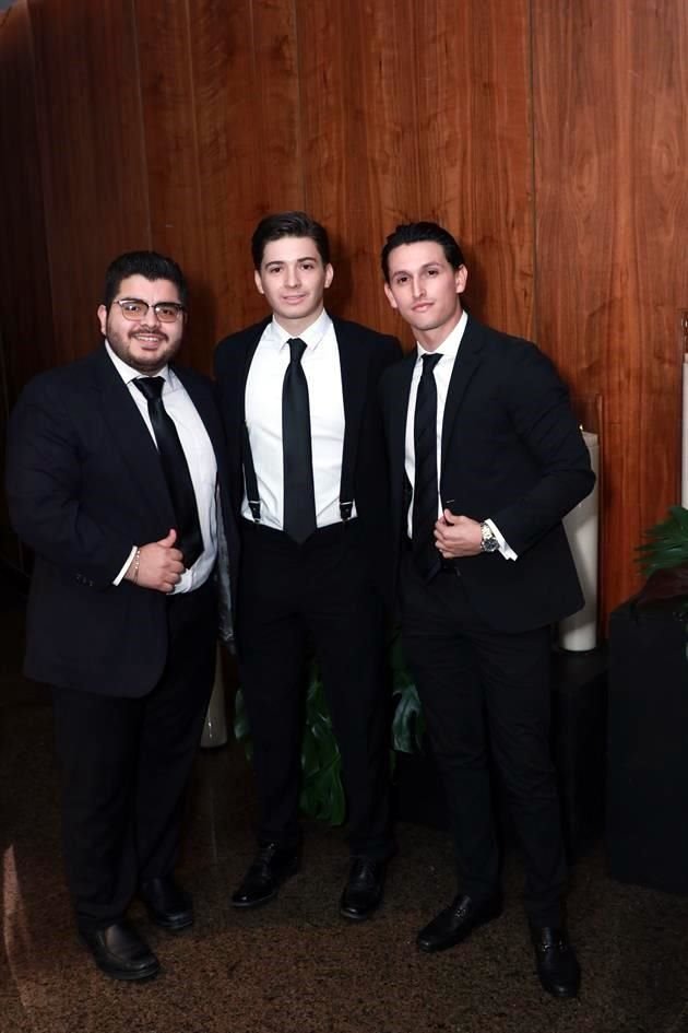 Arturo Rodríguez, Maximiliano Cano y Alberto Llanderal