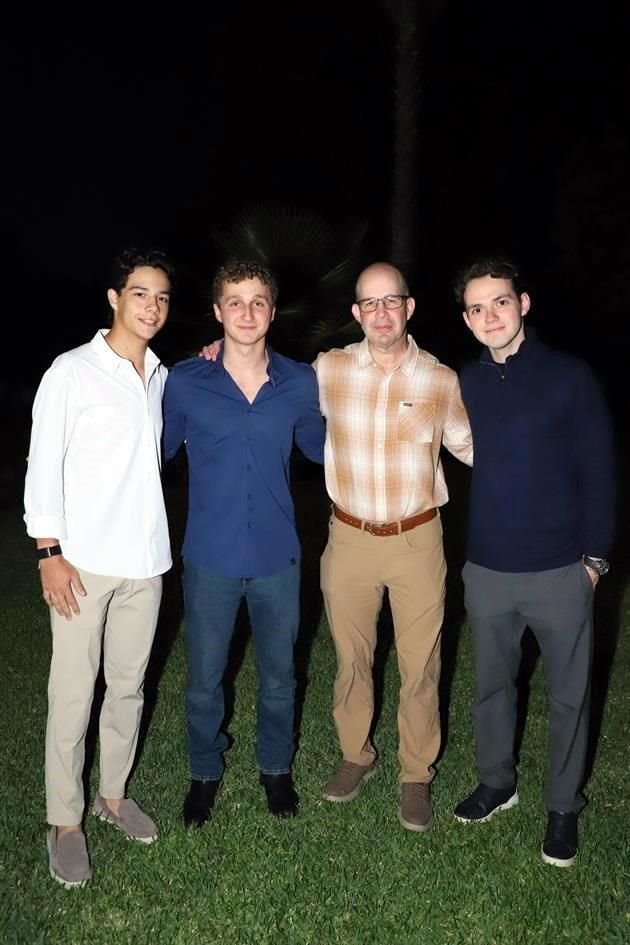 Francisco Rodríguez, Fiero Fernández, Stefan Fernández y Gori Rivero