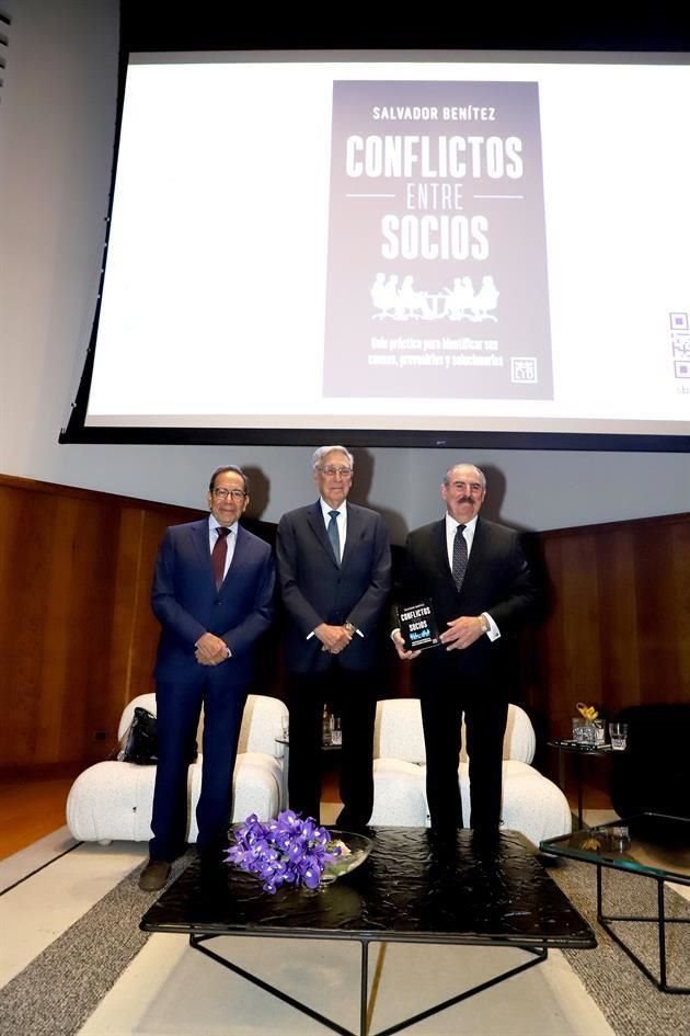 Carlos Salazar, Everardo Elizondo y Salvador Benítez