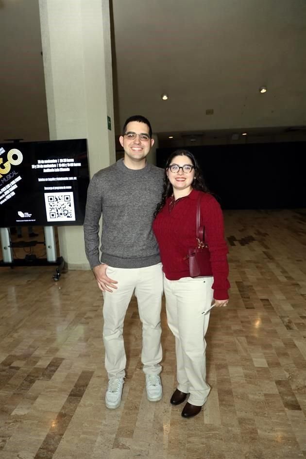 Héctor González y Ana Sofía Garza