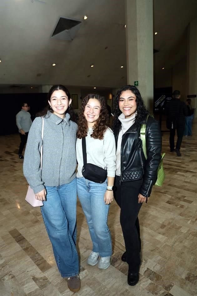 Suheila Favela, Claudia Cardona y Hania Rodríguez