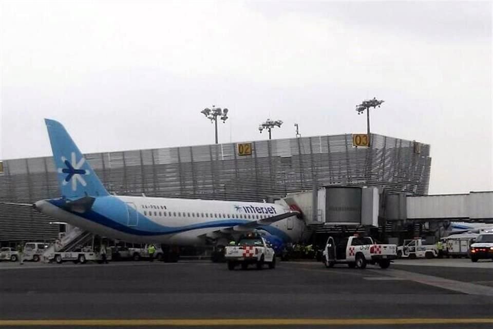 Interjet dijo que el trabajo que se estaba haciendo en los aviones Airbus era normal.