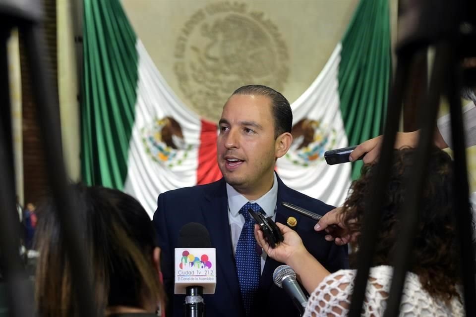 Marko Cortés, coordinador de los panistas en San Lázaro.
