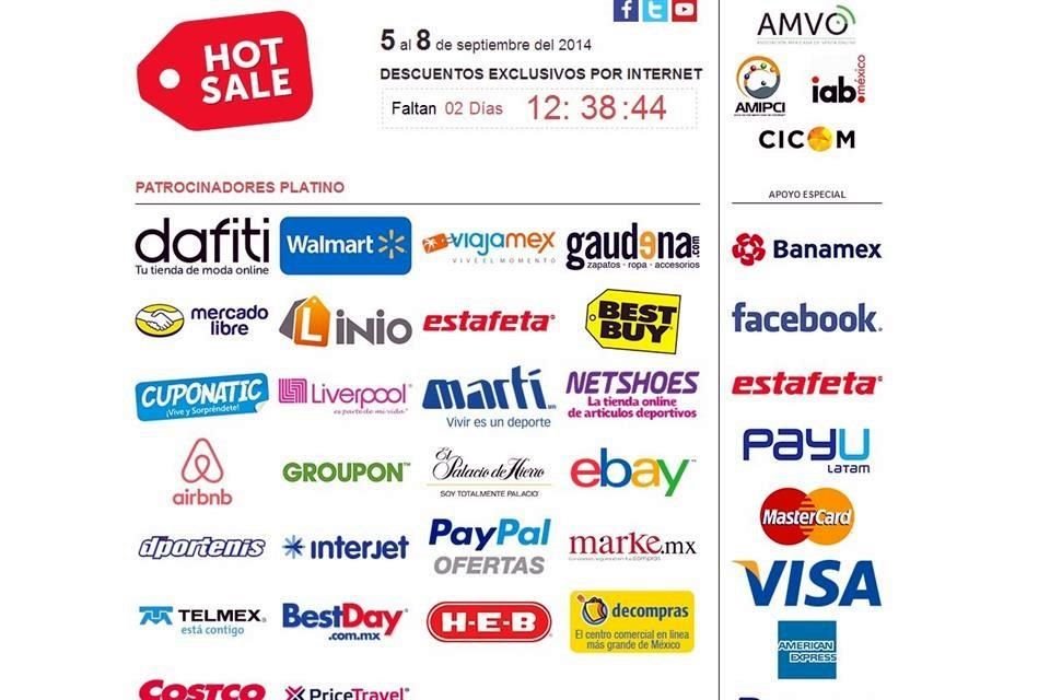 Hot Sale 2018 presentó un incremento del 37 por ciento en el número de empresas participantes, con 361 empresas nacionales e internacionales.
