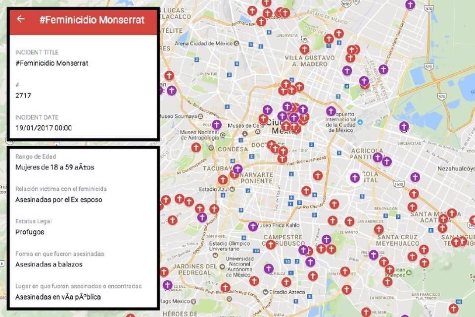 Su proyecto se volvió viral desde que decidió publicarlo en Twitter, y a la fecha, el mapa tiene más de 67 mil visitas.