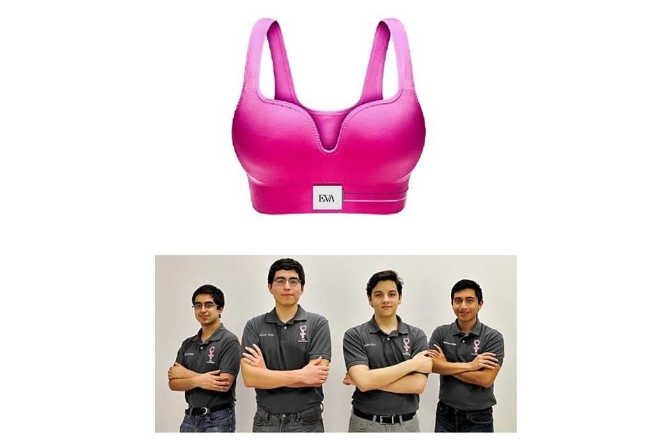 EVA es un brasier con biosensores capaz de detectar el cáncer de mama.