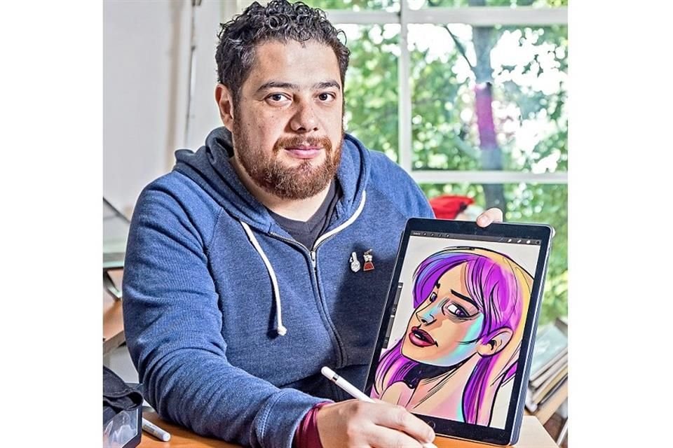 '(Se lo recomendaría a artistas) que se mantengan en el rango de una gráfica más conceptual y a nivel boceto, para que aterricen ideas de una manera rápida', MKK00, artista