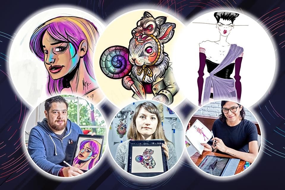 Estos artistas ponen a prueba la nueva iPad Pro de Apple.