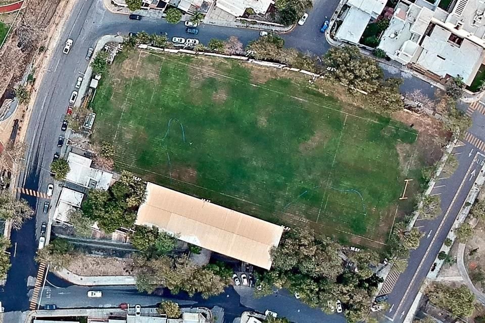 Terrenos donde se ubica el Club Avispones en Fuentes del Valle.