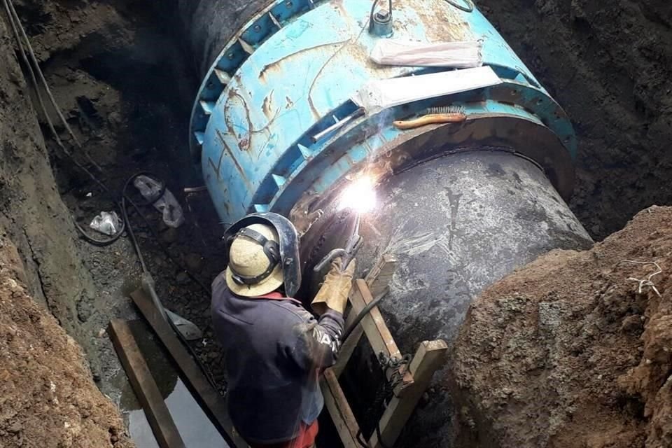 Por obras en la red, se suspenderá el servicio de agua en distintas zonas de la CDMX y el Estado de México.