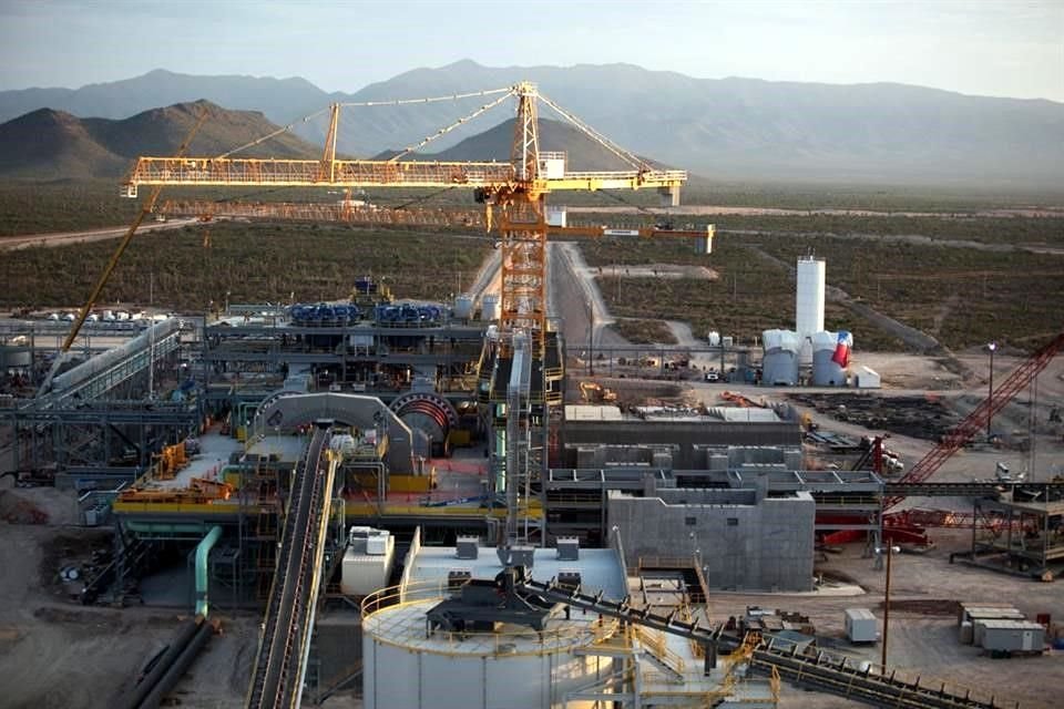 La mina Peñasquito está ubicada en el estado de Zacatecas, al norte de México.