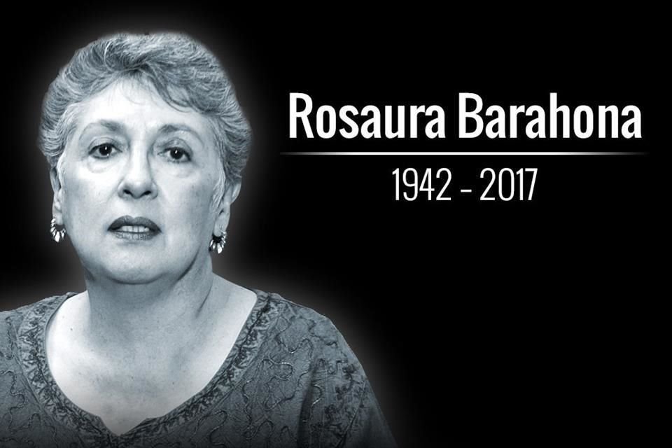 Rosaura Barahona falleció por complicaciones de una enfermedad pulmonar.