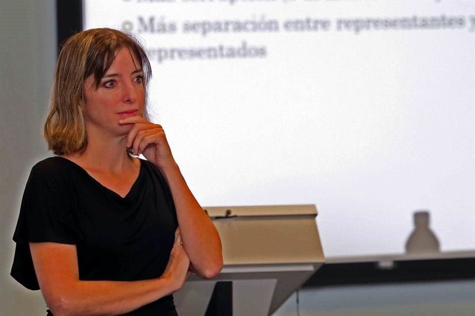 Lourdes Morales, coordinadora de la Red para la Rendición de Cuentas.
