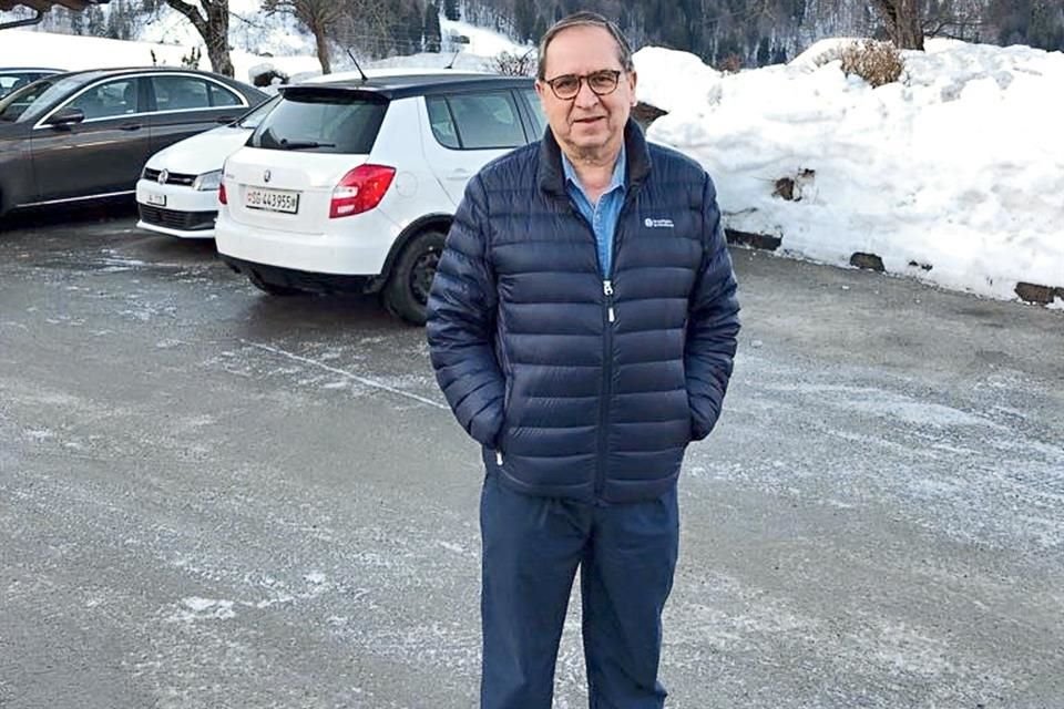 Salvador Alva, presidente del Tecnológico de Monterrey, participó en el Foro Económico Mundial en Davos, Suiza.