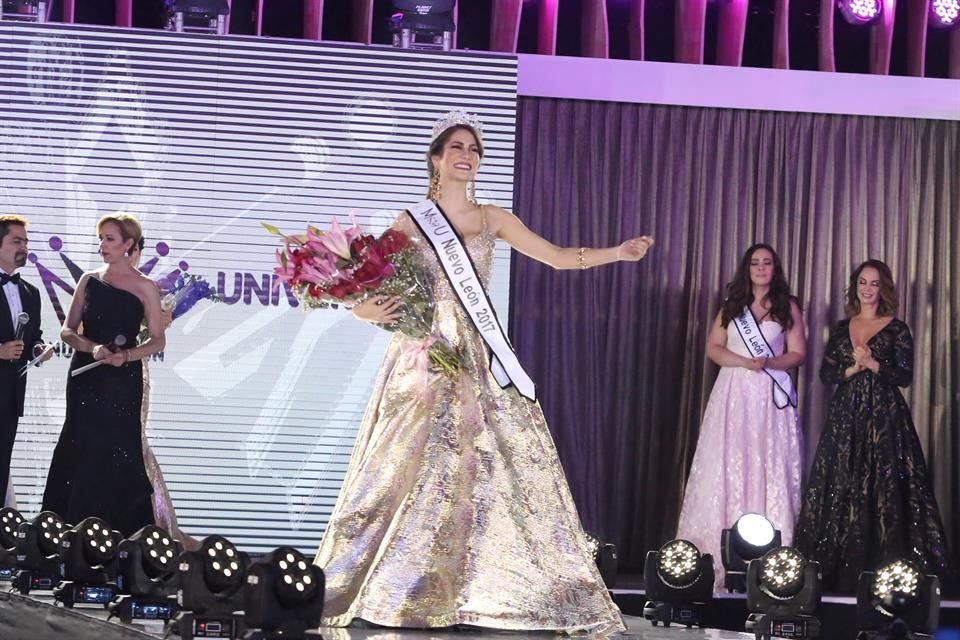 Andrea Merodio, quien vive en Escobedo, fue elegida entre siete concursantes al título antes conocido como Nuestra Belleza.