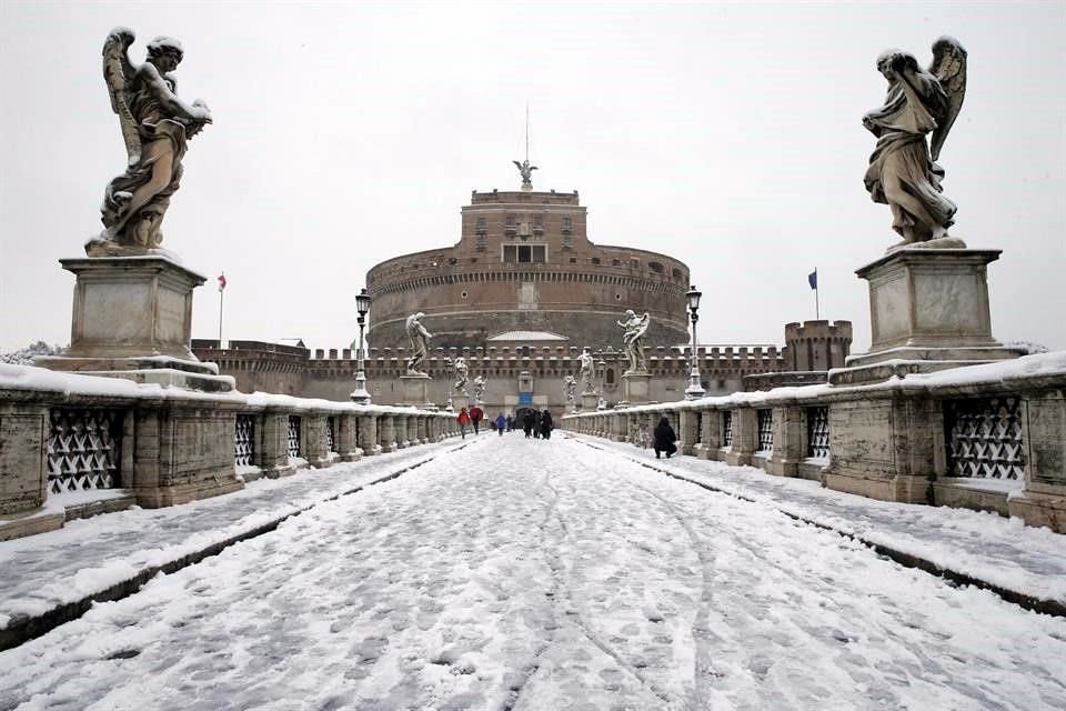 El Castillo de Sant'Angelo, ubicado en el centro de Roma.