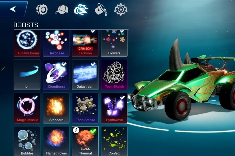 Los jugadores contarán con un garaje para personalizar su auto con artículos cosméticos, al igual que en Rocket League para consolas y PC.