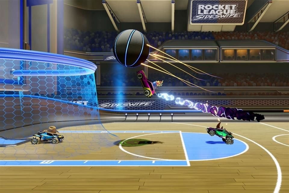 Al igual que en el juego para consolas y PC, Rocket League Sideswipe contará con enfrentamientos de basquetbol.