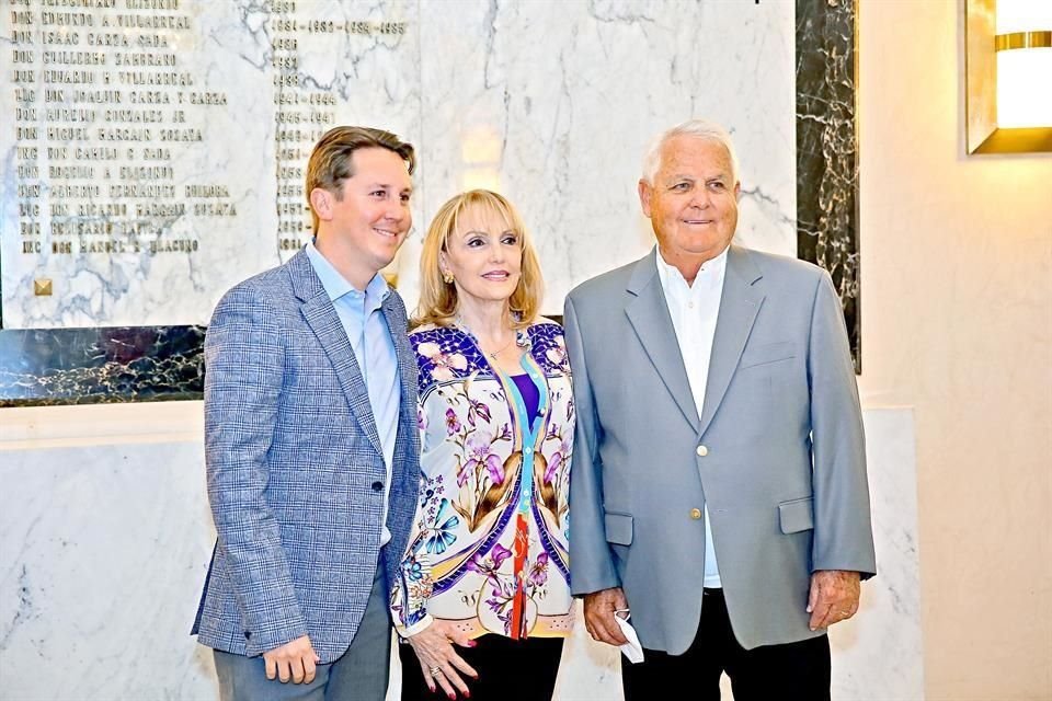 Daniel Margáin Wendorf, Patricia Wendorf de Margáin y Ricardo Margáin